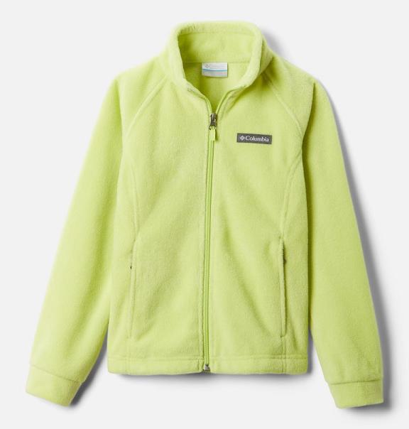 Columbia Benton Springs Fleece Jacket Yellow For Girls NZ57683 New Zealand
